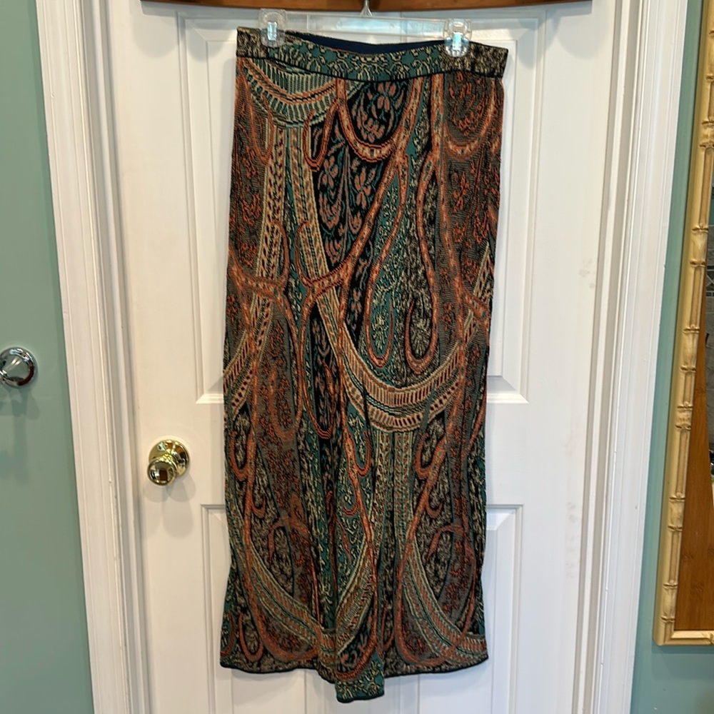 Peruvian Connection Kashmiri Maxi-skirt